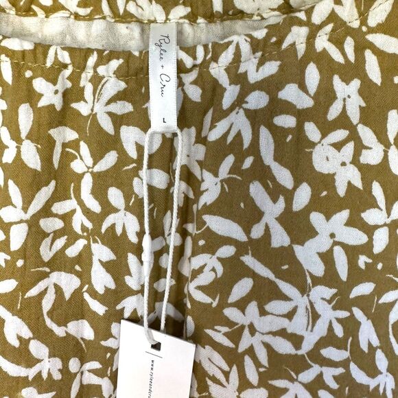 Rylee + Cru Womens Size Large Ditzy Floral Women's Hazel Dress Gold NWT - Picture 8 of 8